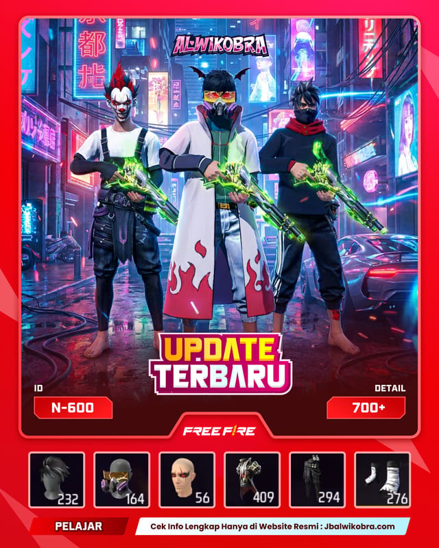 FREE FIRE N600 — Free Fire — Pelajar