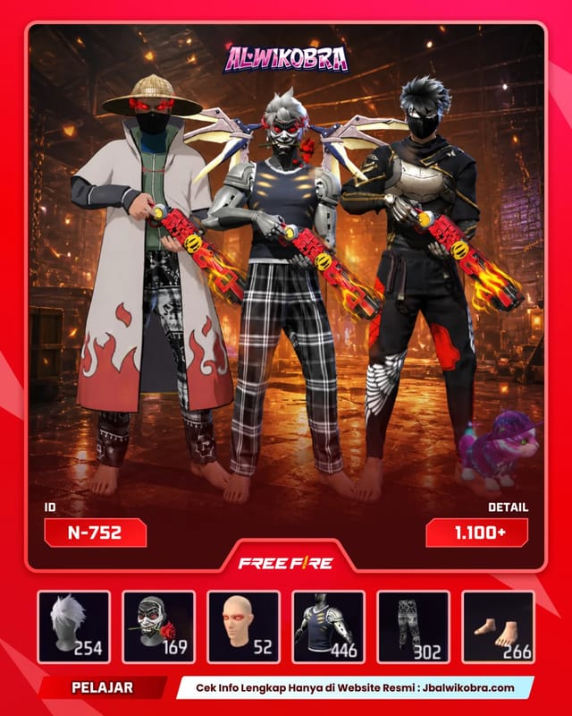 FREE FIRE N752 — Free Fire — Pelajar