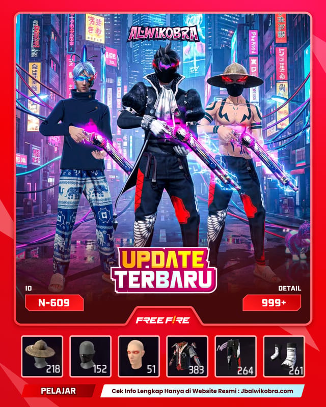FREE FIRE N609 — Free Fire — Pelajar